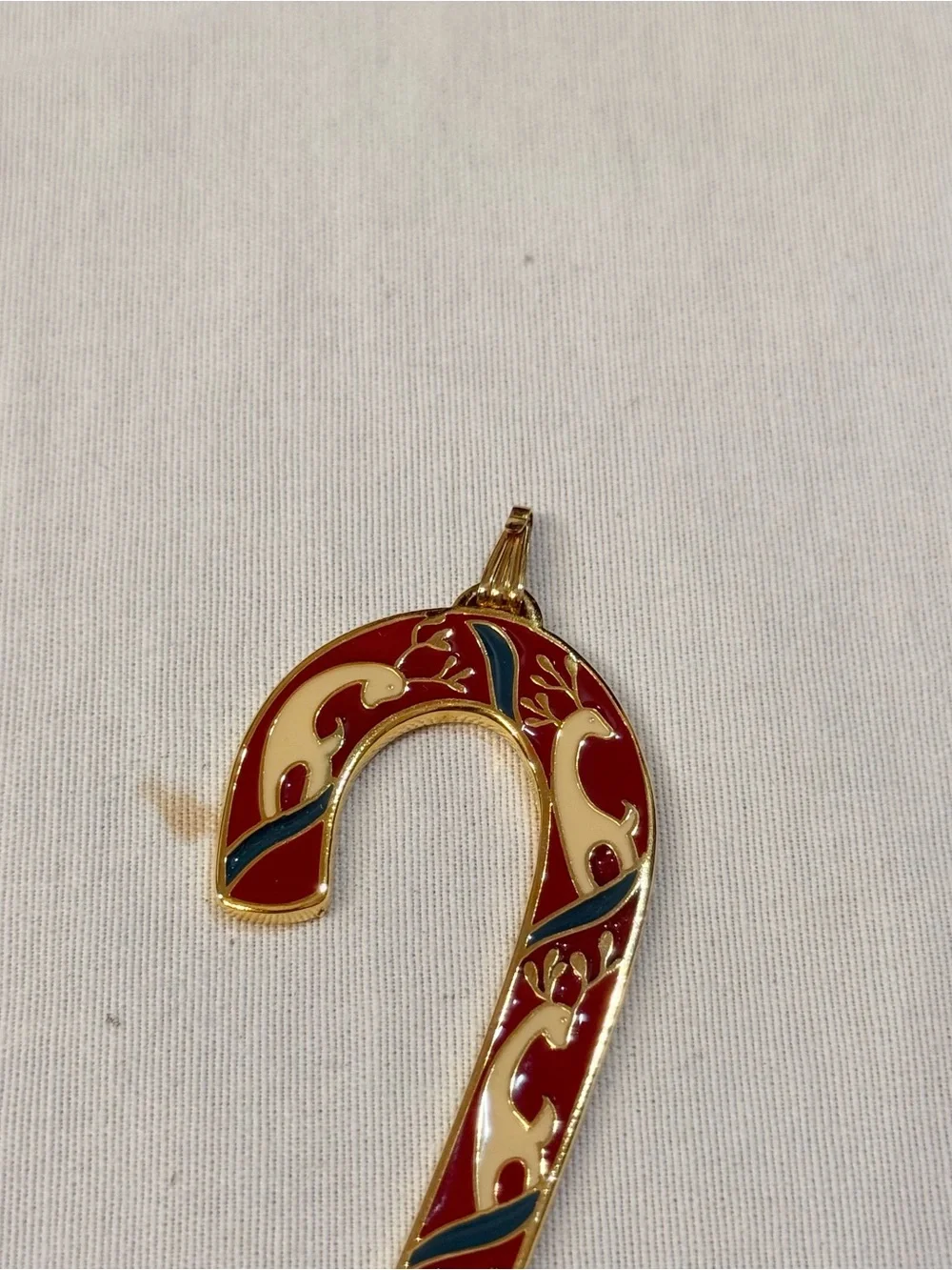 Wallace Christmas Cookie Ornament Candy Cane Pendant Lot of 6 Vintage